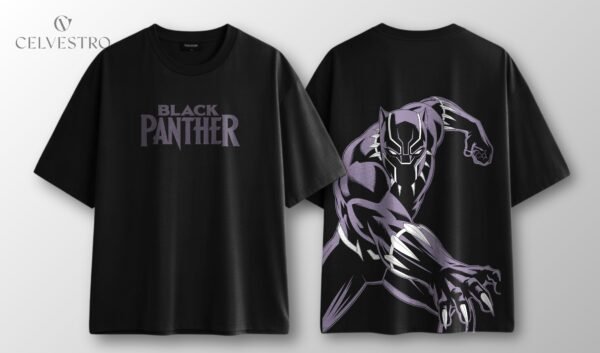 black panther oversized tee